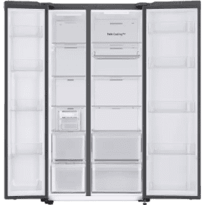 SAMSUNG 653 L | Direct Cool Side by Side 3 Star Refrigerator | RS76CB81A341HL | Glam Navy