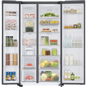 SAMSUNG 653 L | Direct Cool Side by Side 3 Star Refrigerator | RS76CB81A341HL | Glam Navy