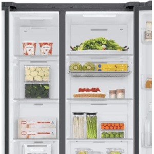 SAMSUNG 653 L | Direct Cool Side by Side 3 Star Refrigerator | RS76CB81A341HL | Glam Navy