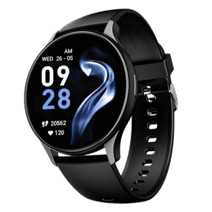 Boat Lunar Peak Smart Watch | 1.45" AMOLED Display, Advanced BT Calling, Always on Display, Cloud & Custom Watch Faces, in-Built Games | Black