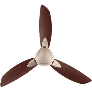 USHA Bloom Primrose Ceiling Fan | 3 Blade | Silent Operation  | 1250 mm | Sparkle Golden and Brown