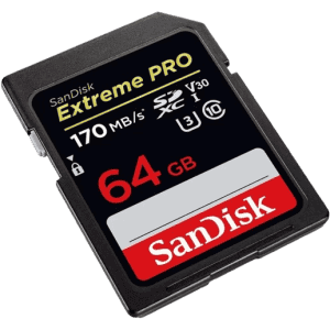 SanDisk Extreme Pro 64 GB | 170 MB/s | Memory Card