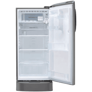 LG Direct Cool Single Door Refrigerator | 185 L | 5 Star | Shiny Steel | GL-D201APZU