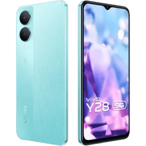 vivo Y28 | 5G | 6 GB RAM | 128 GB | Glitter Aqua