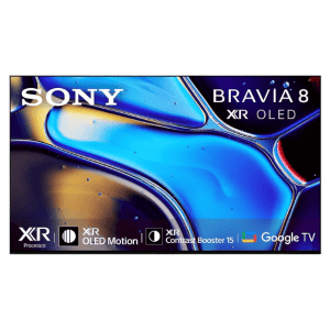 Sony BRAVIA 8 Series AI Smart QLED Google TV | 165 cm (65 inch) | 4K Ultra HD  | Black | K 65XR80