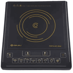 BAJAJ Popular Ultra Induction Cooktop | Touch Panel | Black