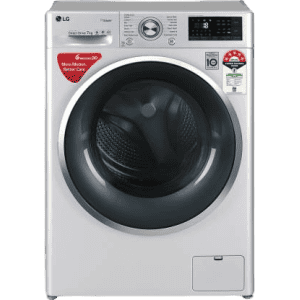 LG 7 Kg 5 Star Inverter Wi-Fi Fully-Automatic Front Loading Washing Machine | FHT1207ZWL | Luxury Silver
