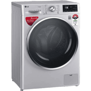 LG 7 Kg 5 Star Inverter Wi-Fi Fully-Automatic Front Loading Washing Machine | FHT1207ZWL | Luxury Silver