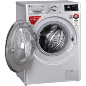 LG 7 Kg 5 Star Inverter Wi-Fi Fully-Automatic Front Loading Washing Machine | FHT1207ZWL | Luxury Silver