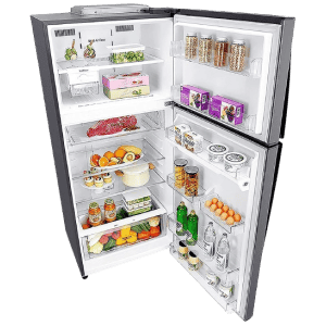 LG 547 L 3 Star Frost Free Double Door Refrigerator| GN H702HLHQ APZQEBN | Inverter Compressor | Platinum Silver