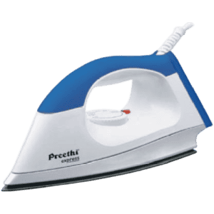 Preethi Express Dry Iron | 1000 W | White