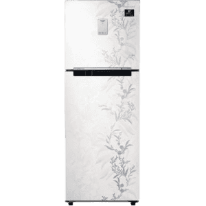SAMSUNG 244 L Frost Free Double Door 3 Star Convertible Refrigerator with Curd Maestro | RT28T3A336W/HL | Mystic Overlay White