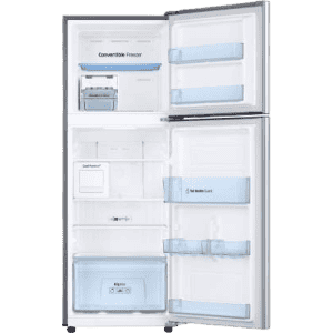 SAMSUNG 244 L Frost Free Double Door 3 Star Convertible Refrigerator with Curd Maestro | RT28T3A336W/HL | Mystic Overlay White
