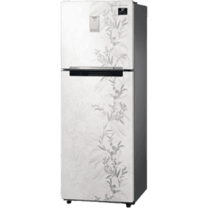 SAMSUNG 244 L Frost Free Double Door 3 Star Convertible Refrigerator with Curd Maestro | RT28T3A336W/HL | Mystic Overlay White
