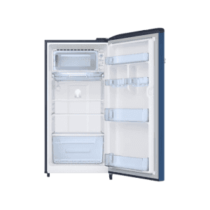 Samsung 198L Horizontal Curve Design One Door Refrigerator- RR21A2G2YCU | Camellia Blue