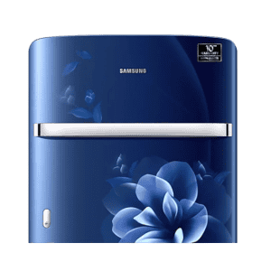 Samsung 198L Horizontal Curve Design One Door Refrigerator- RR21A2G2YCU | Camellia Blue