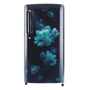 LG 190 L Direct Cool Single Door 3 Star Refrigerator with Base Drawer | GL-B201ABCD | Blue Quartz