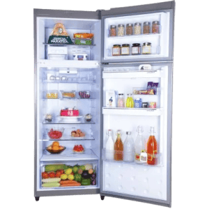 Godrej | RT EONVIBE 366C 35 HCIT ST RH |350 L/3 Star | Frost Free Double Door Refrigerator | Steel Rush