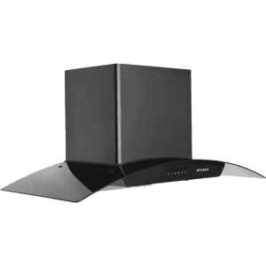 Faber HOOD ALPHA  Auto Clean Wall Mounted Chimney | HC PB BK 90 | Black