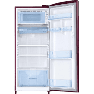 Samsung Direct-Cool Single Door Refrigerator | RR20C1724HN/HL |183 L/4 Star | Himalaya poppy Red