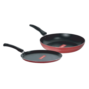 Blueberrys 24cm Nonstick Fry Pan and 24cm Tawa Pan Combo, Gas Stove Support