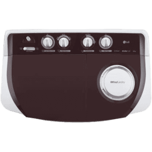 LG 8 kg Semi Automatic Top Load White-P8030SRAZ | Maroon