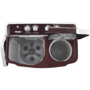 LG 8 kg Semi Automatic Top Load White-P8030SRAZ | Maroon
