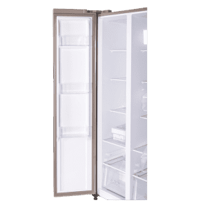 Kelvinator 500 litres Side-by-Side Refrigerator | KRS-B520SSV | Shiny Silver
