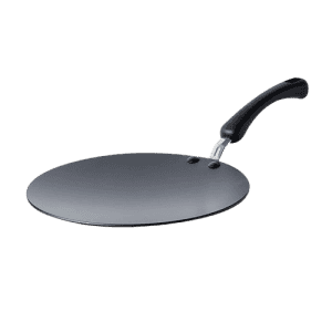 Meyer Premium Non-Stick Curved Roti Tawa | 26cm | Orange