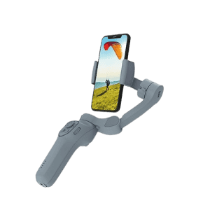 Qubo Handheld Gimbal from Hero Group | 3-Axis Smartphone Stabilizer with Attachable Tripod | Grey