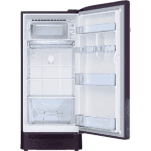 SAMSUNG 198 L Direct Cool Single Door 5 Star Refrigerator with Base Drawer | RR21T2H2W9R/HL | Paradise Purple