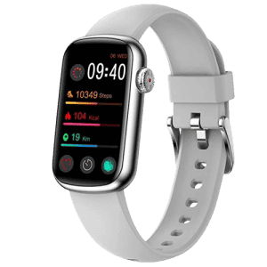 Fire-Boltt Dawn Girls Smartwatch | Rectangle 1.47" | Silver Dawn