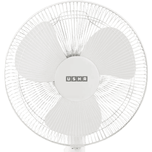 USHA MIST AIR DUOS Pedestal Fan | 400 mm | 3 Blade | White