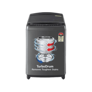LG with Wi Fi Enabled Fully Automatic Top Load Washing Machine | 11 kg | Black | THD11SWM ABMQEIL