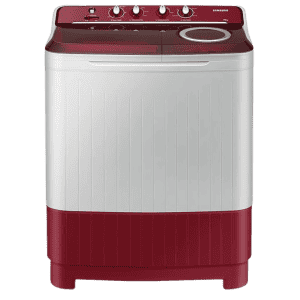 Samsung | 7.5 Kg | Semi Automatic Top Load Washing Machine | Grey, Red | WT75B3200RR/TL