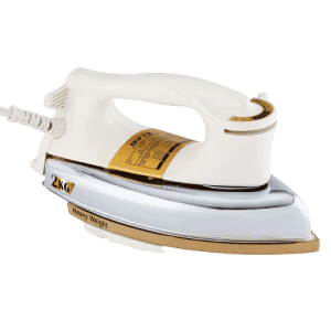 ONIX  | Turbo | 1000 W | FG2039  | Heavy Weight Dry Iron Box | White