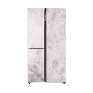 Haier 628 L 3 Side By Side Refrigerator Convertible | HRT-683GG | Granite Glass