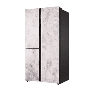 Haier 628 L 3 Side By Side Refrigerator Convertible | HRT-683GG | Granite Glass