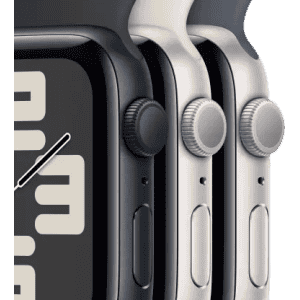 Apple Watch SE GPS + Cellular 44mm Starlight Case & Starlight Sport Band | Starlight Sport Strap