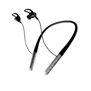 JUST CORSECA Sparker Wireless in Ear Bluetooth Neckband | Crystal Clear Sound | Type-C Fast Charging Silver