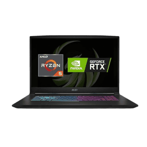 MSI Bravo 15 Gaming Laptop | AMD Ryzen 5 7535HS | 40CM FHD 144Hz Laptop | 16GB | 512GB NVMe SSD | Windows 11 Home | Nvidia GeForce RTX 3050 | GDDR6 6GB | Black