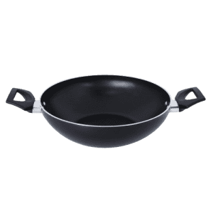 Meyer Safecook Non-Stick Covered Kadai 20cm | Black