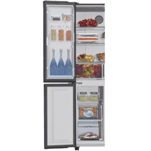 Haier Frost Free French Door Bottom Mount Refrigerator | HRB-550KS | 2 Star | 531 L | Black Steel