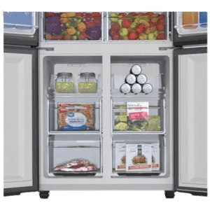 Haier Frost Free French Door Bottom Mount Refrigerator | HRB-550KS | 2 Star | 531 L | Black Steel