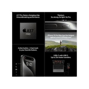 Apple iPhone 15 pro | 1TB | Natural Titanium