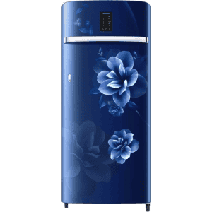SAMSUNG 215 L Frost Free Single Door 3 Star Refrigerator  | Camellia Blue | RR23C2E23CU/HL