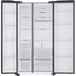 SAMSUNG 644 L Frost Free Side by Side 3 Star Refrigerator | RS76CG8133B1HL | Black Matt