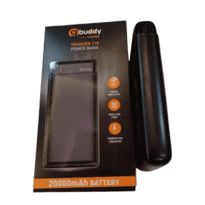 Black Gionee Buddy Thunder 110 Power Bank