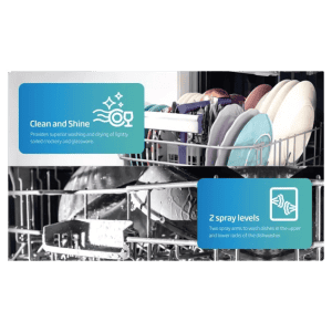 Voltas Beko DT8B Free Standing 8 Place Settings Intensive Kadhai Cleaning| No Pre-rinse Required Dishwasher