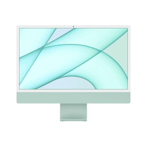 Apple iMac 24-inch All-In-One Desktop | 8-core Apple M1 chip/8 GB/256 GB | MGPH3HN/A | Green